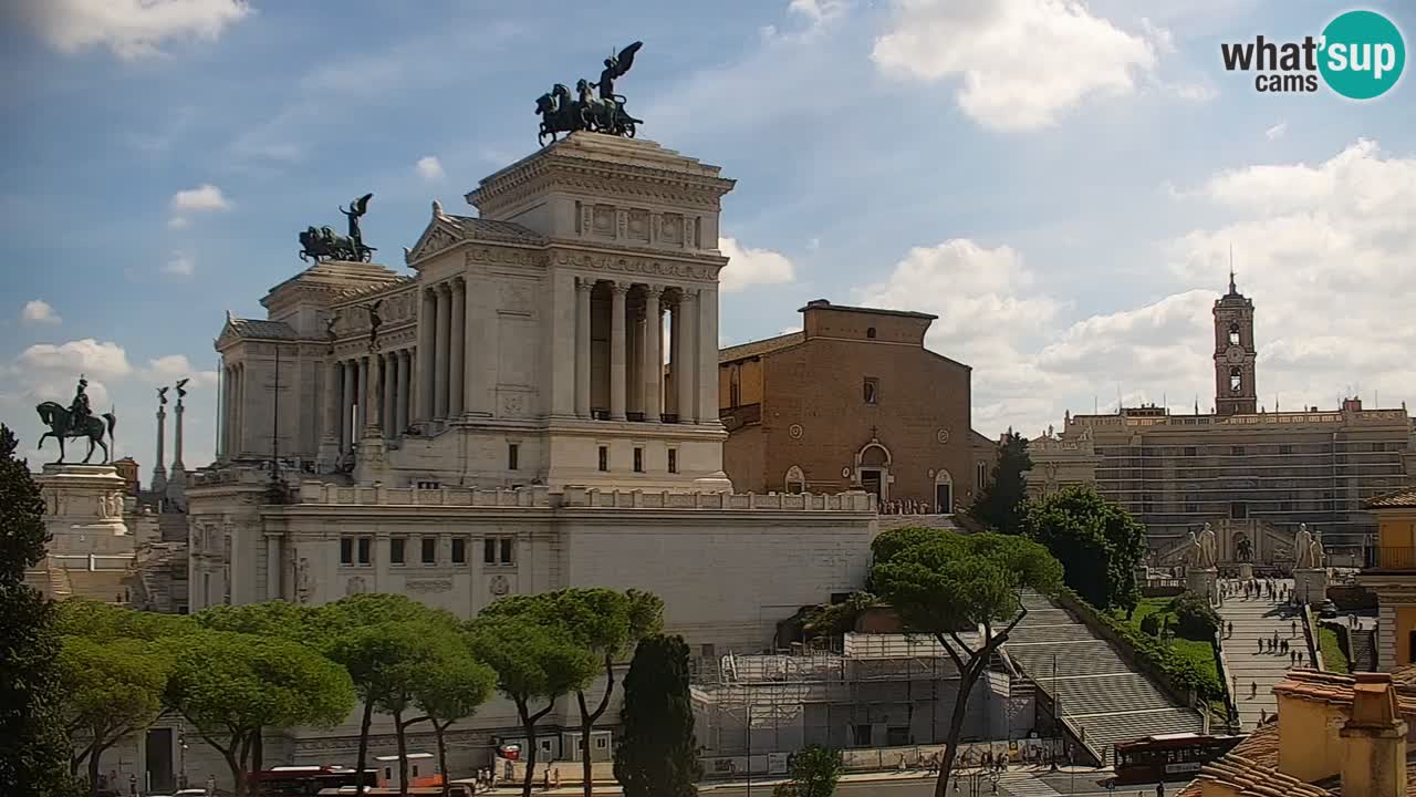 Rome Livecam – Vittoriano webcam – Altare della Patria
