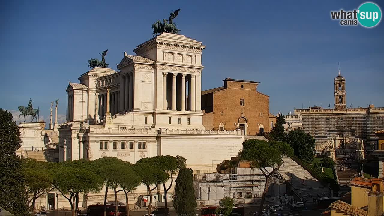 Rome Livecam – Vittoriano webcam – Autel de La Patrie
