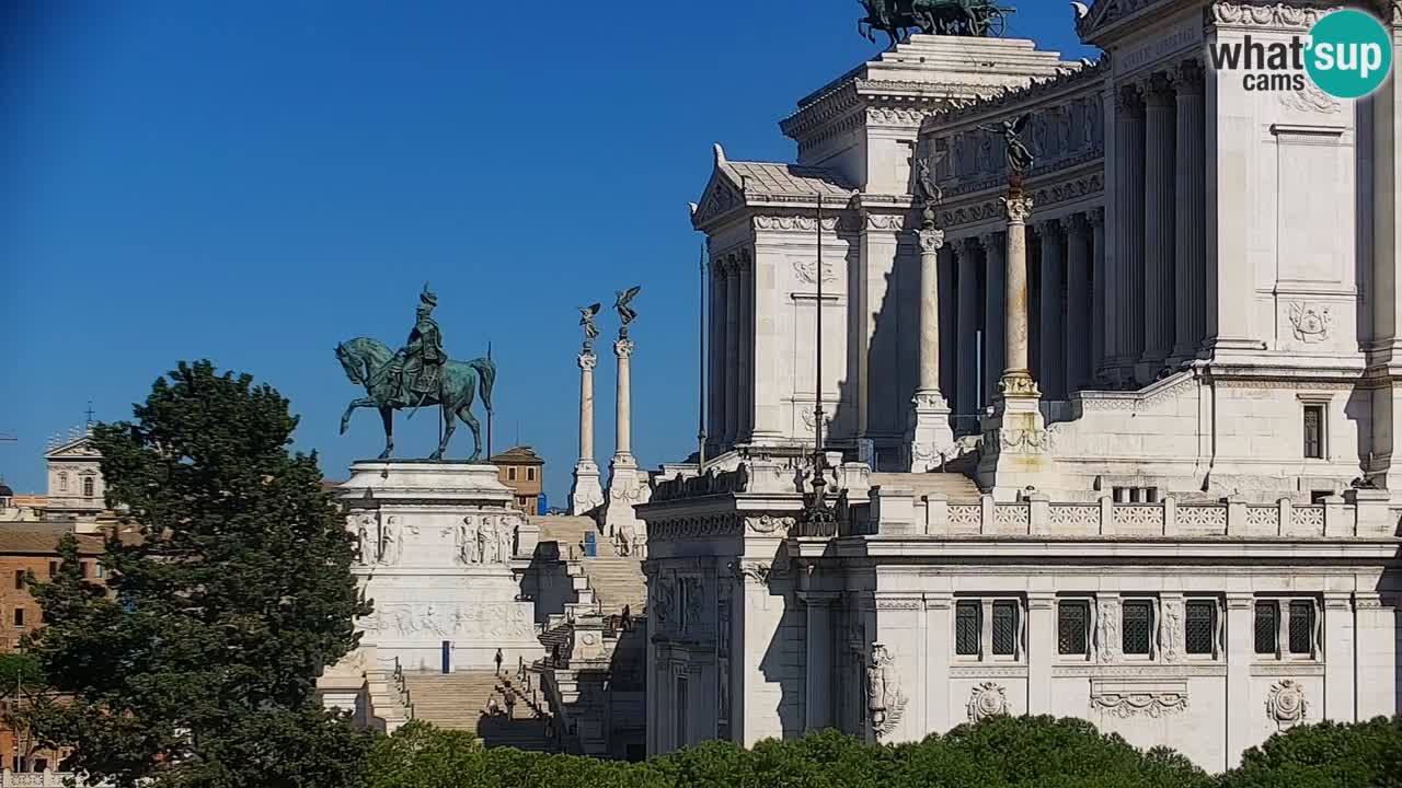 Rome Livecam – Vittoriano webcam – Altare della Patria