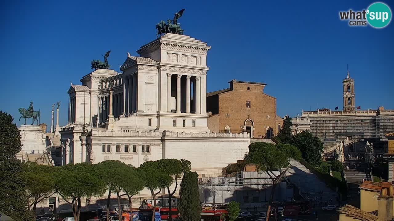 Rome Livecam – Vittoriano webcam – Autel de La Patrie