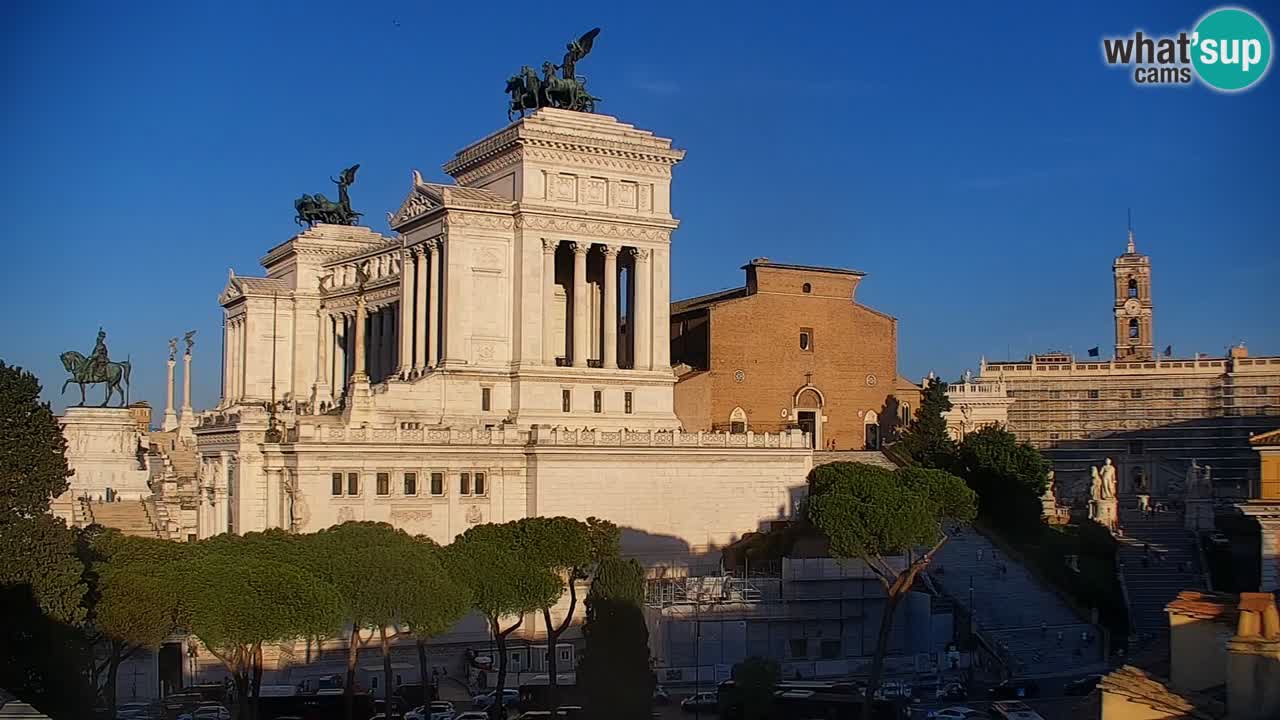 Rome Livecam – Vittoriano webcam – Altare della Patria