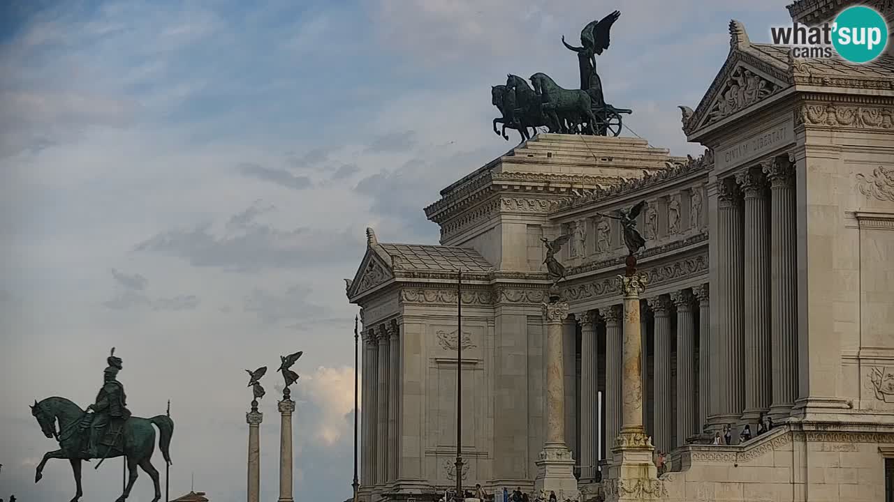 Rome Livecam – Vittoriano webcam – Altare della Patria