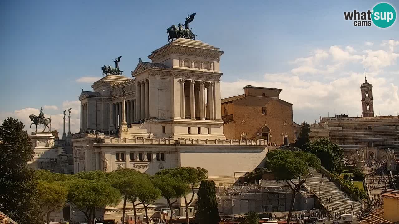 Roma Camera en vivo – Vittoriano webcam – Altare della Patria