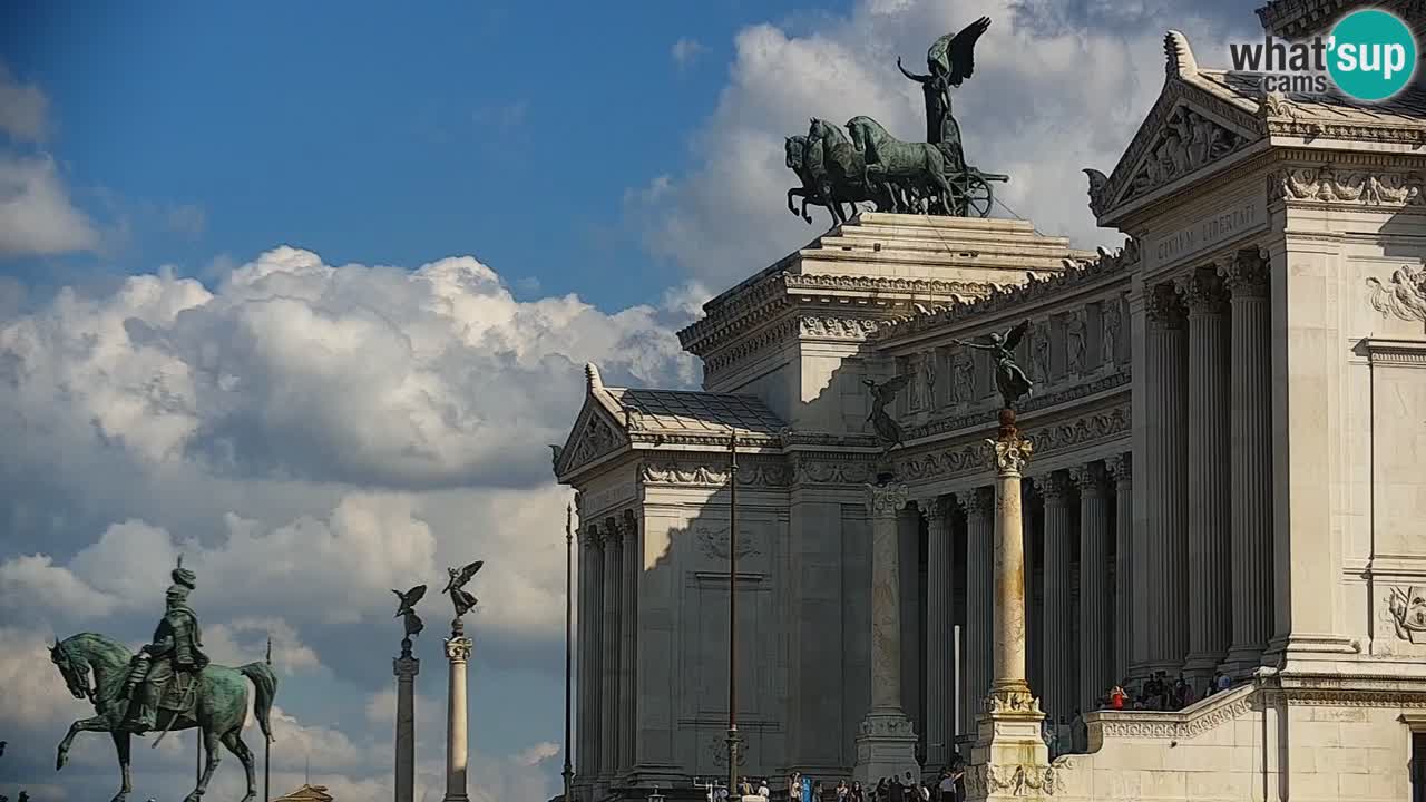 Rome Livecam – Vittoriano webcam – Altare della Patria
