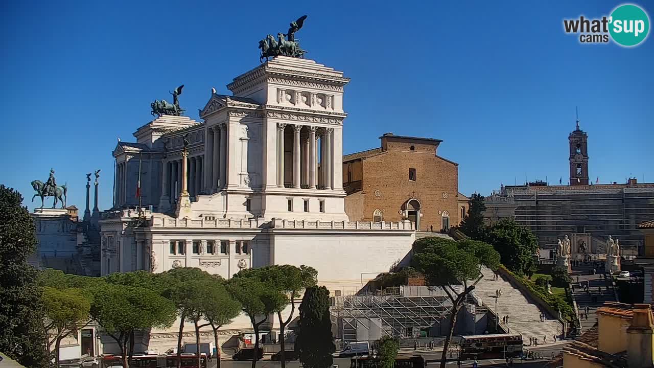 Rim Spletna kamera – Vittoriano – Oltar domovine