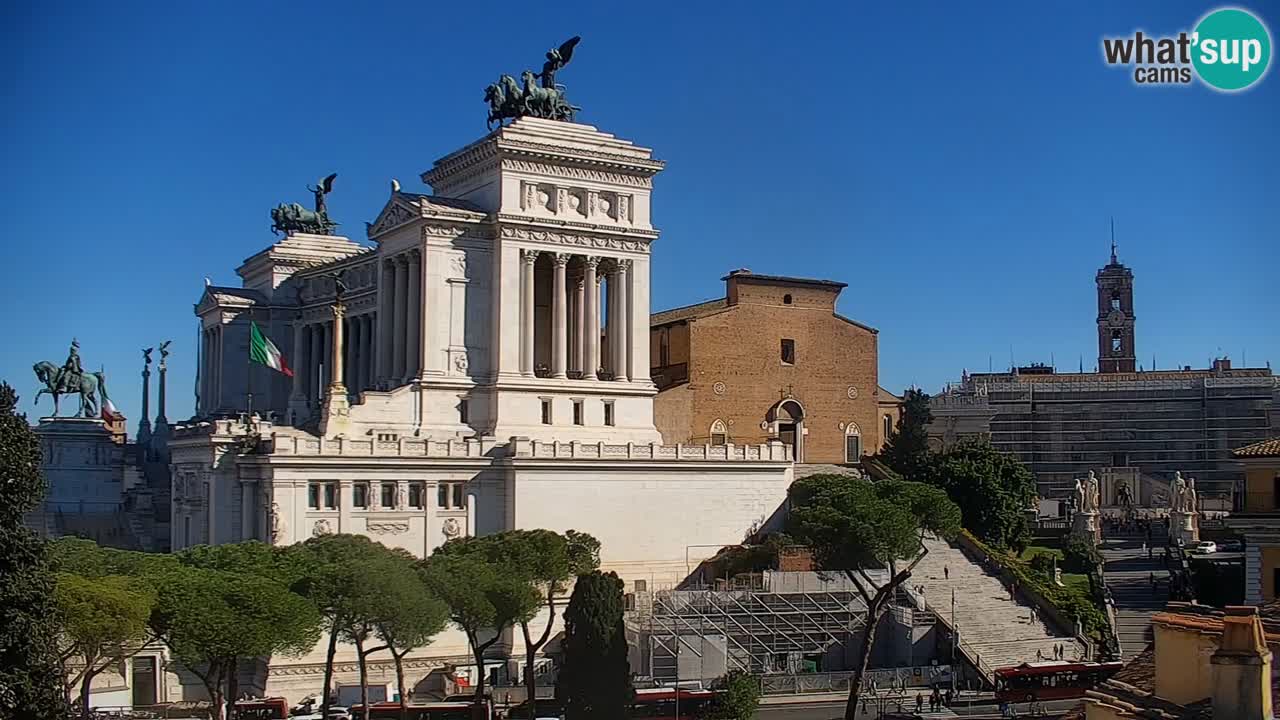 Rome Livecam – Vittoriano webcam – Autel de La Patrie