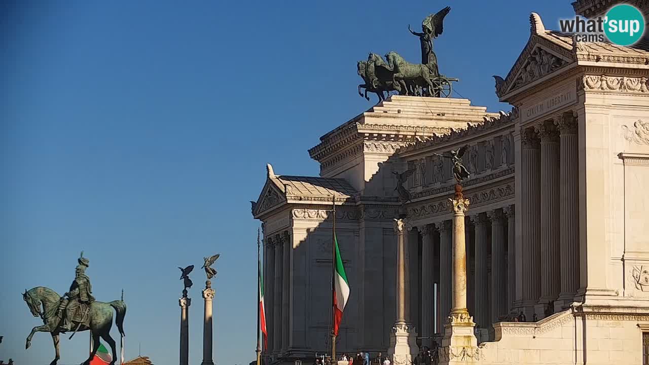 Roma Camera en vivo – Vittoriano webcam – Altare della Patria