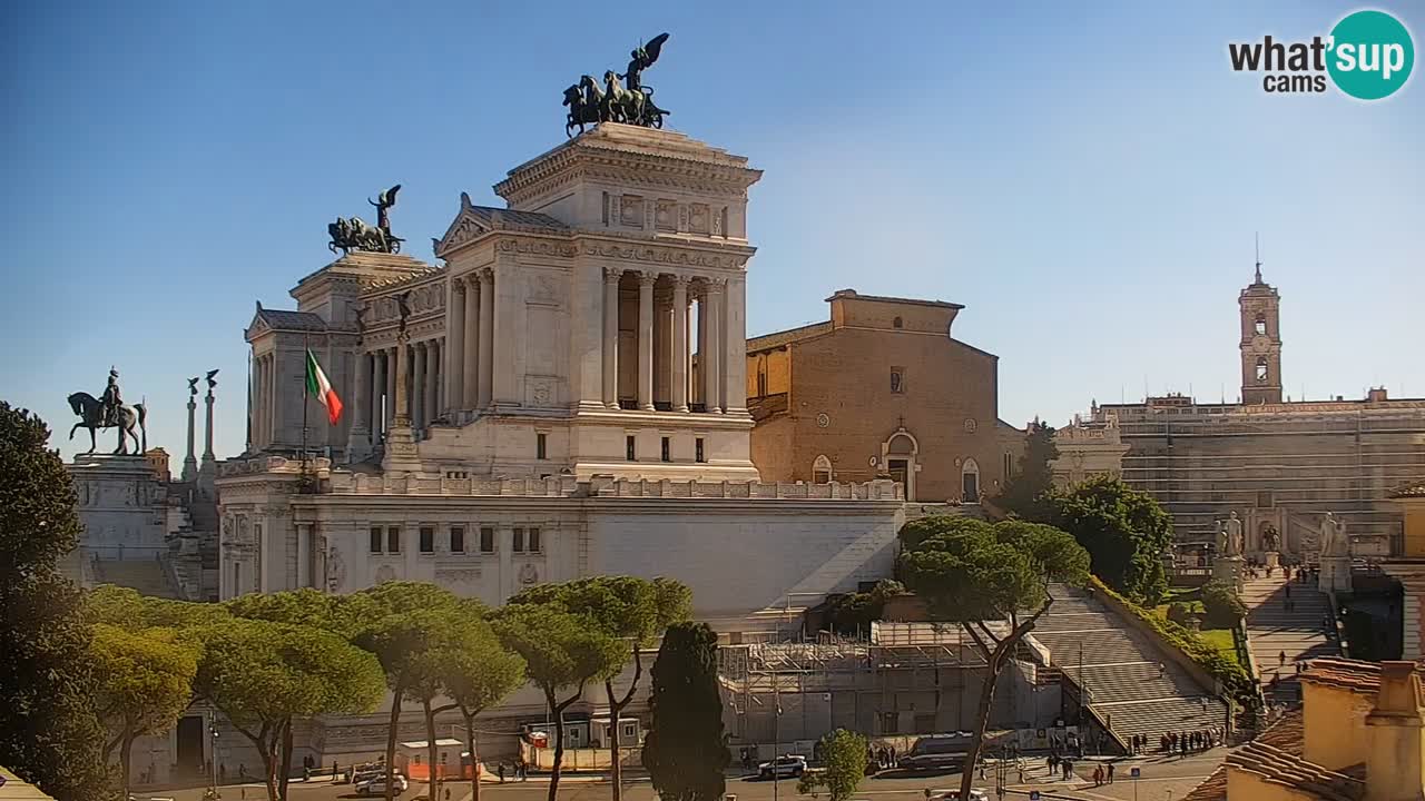 Rim Spletna kamera – Vittoriano – Oltar domovine