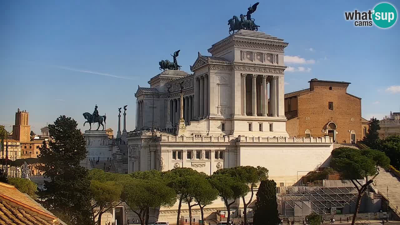 Rome Livecam – Vittoriano webcam – Altare della Patria