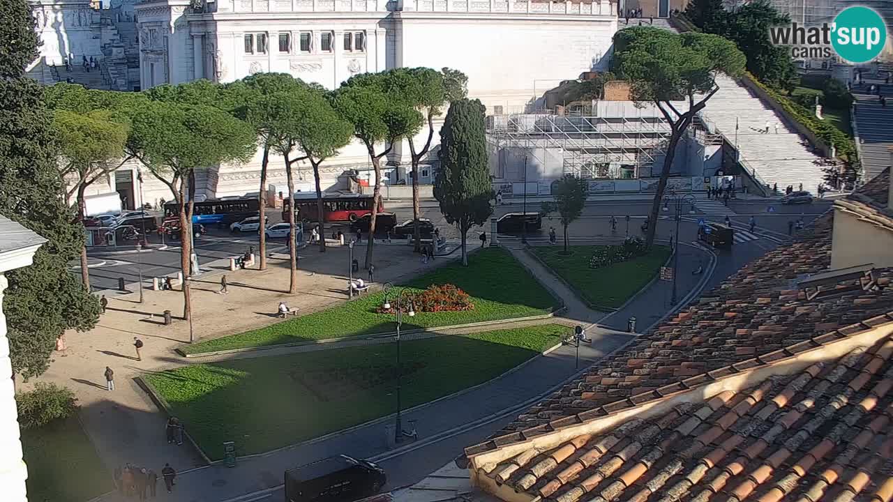 Rome Livecam – Vittoriano webcam – Altare della Patria