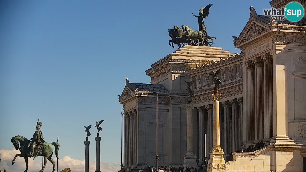 Rim Spletna kamera – Vittoriano – Oltar domovine