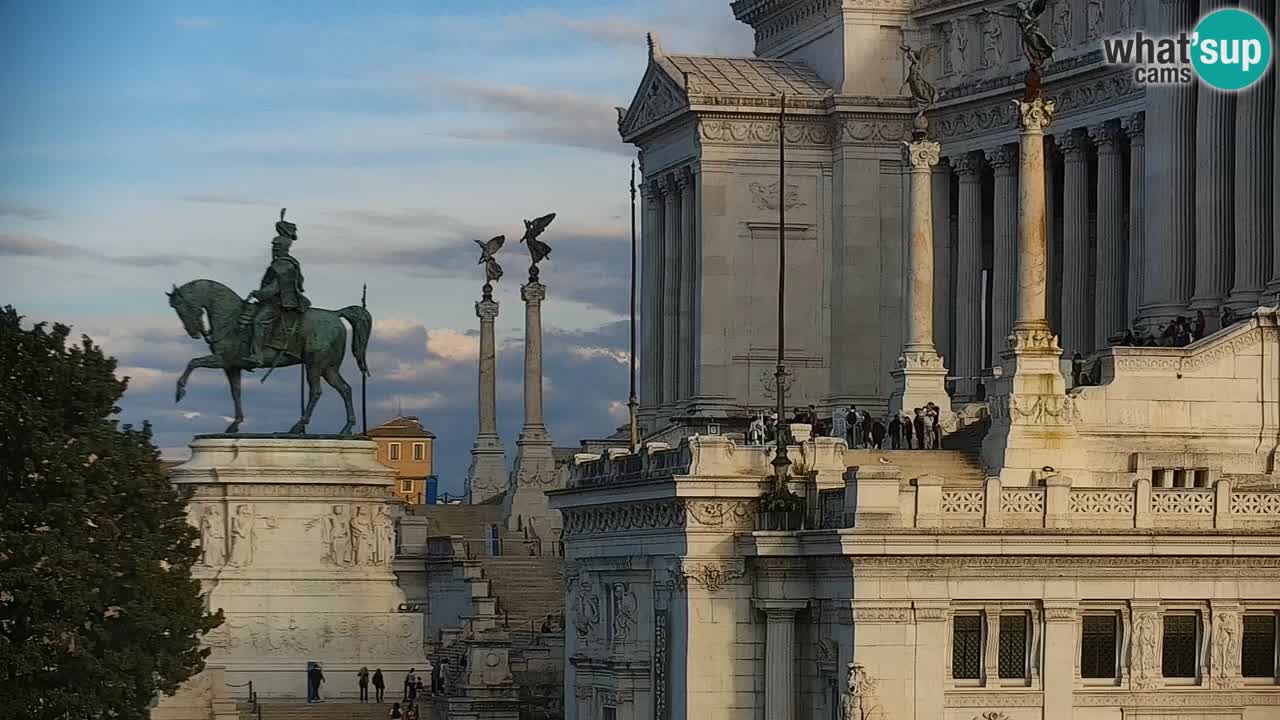 Rome Livecam – Vittoriano webcam – Altare della Patria