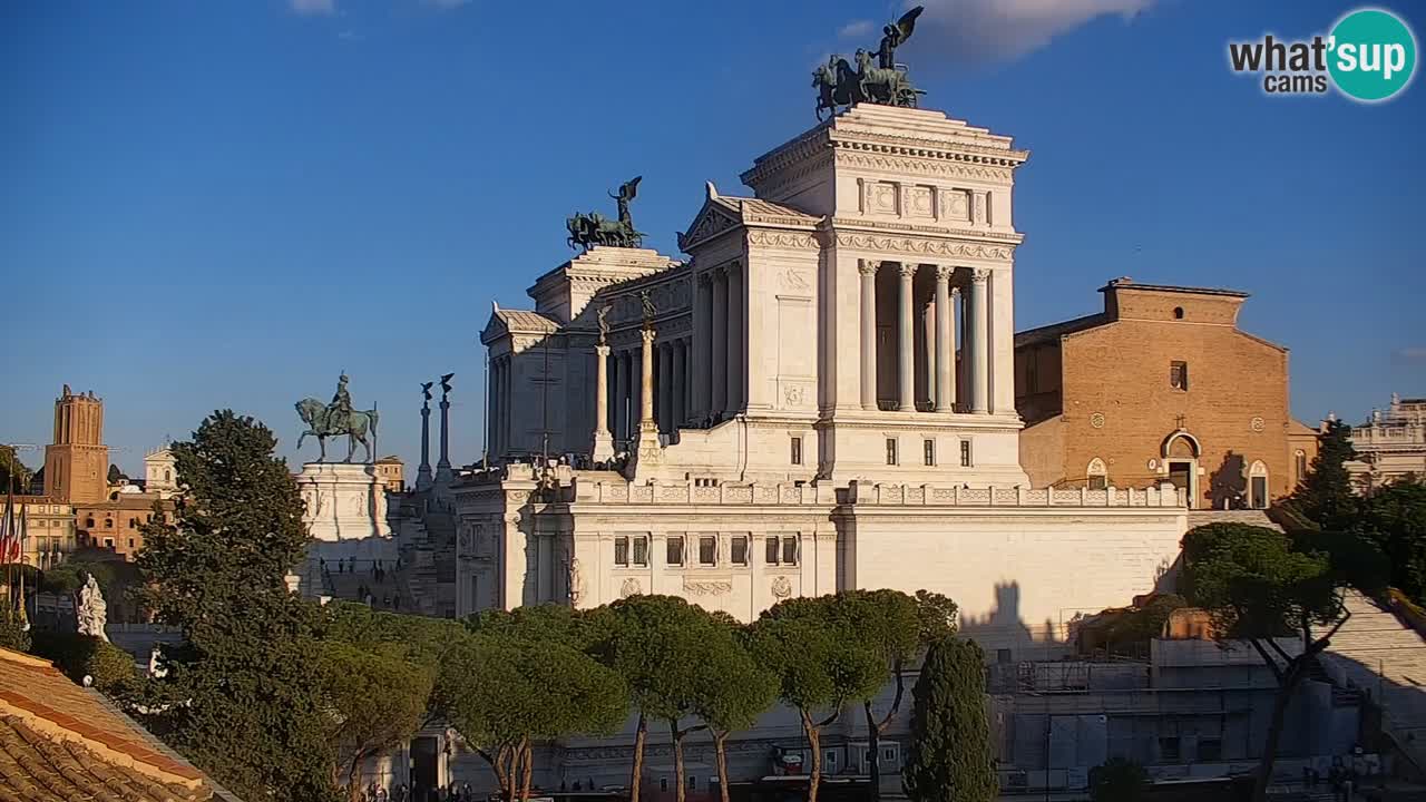 Roma Camera en vivo – Vittoriano webcam – Altare della Patria
