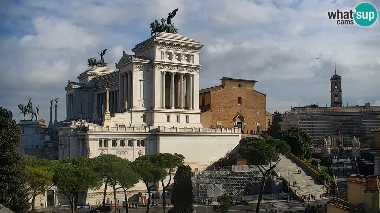 Rome Livecam – Vittoriano webcam – Autel de La Patrie