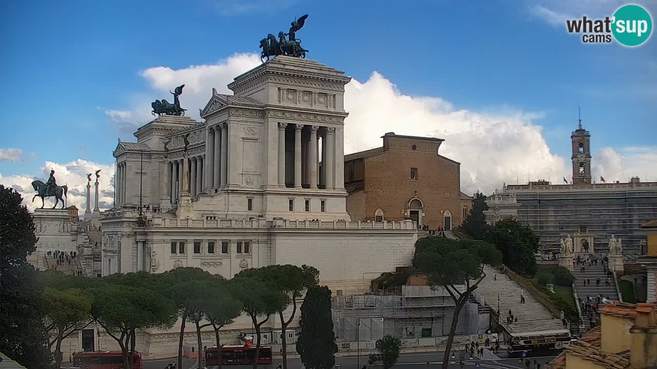 Roma Camera en vivo – Vittoriano webcam – Altare della Patria