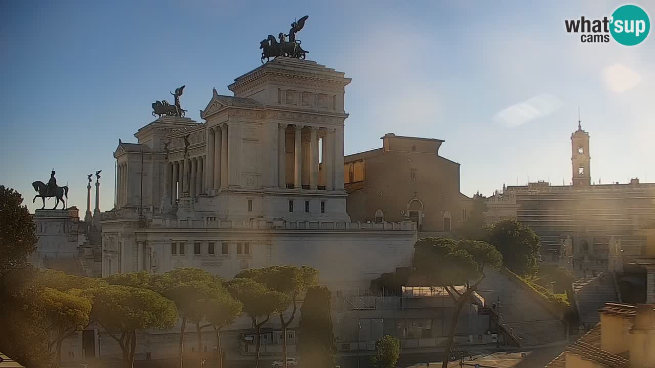 Rome Livecam – Vittoriano webcam – Altare della Patria