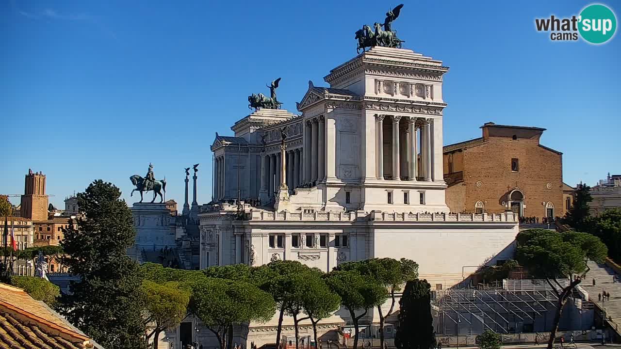 Rome Livecam – Vittoriano webcam – Altare della Patria