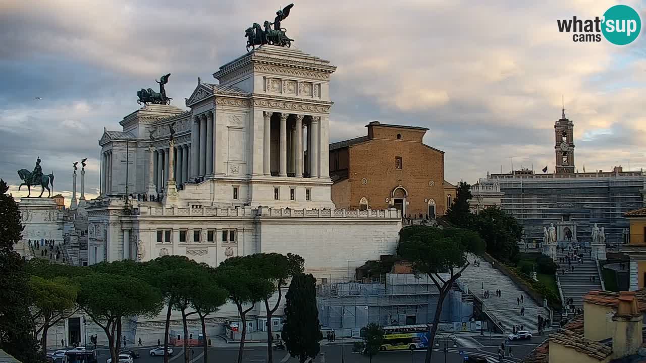 Rome Livecam – Vittoriano webcam – Autel de La Patrie
