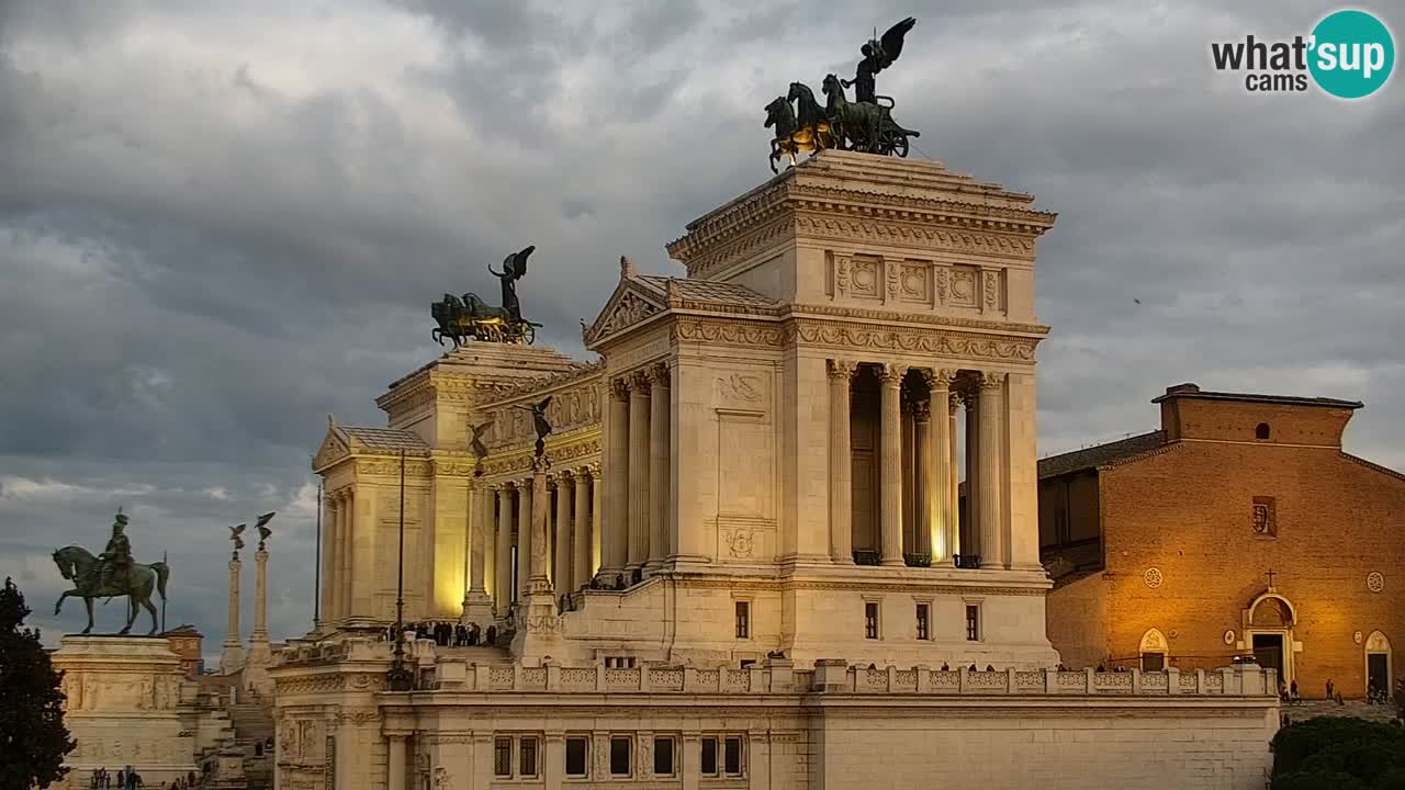 Rim Spletna kamera – Vittoriano – Oltar domovine
