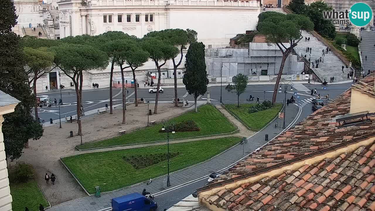 Rome Livecam – Vittoriano webcam – Altare della Patria