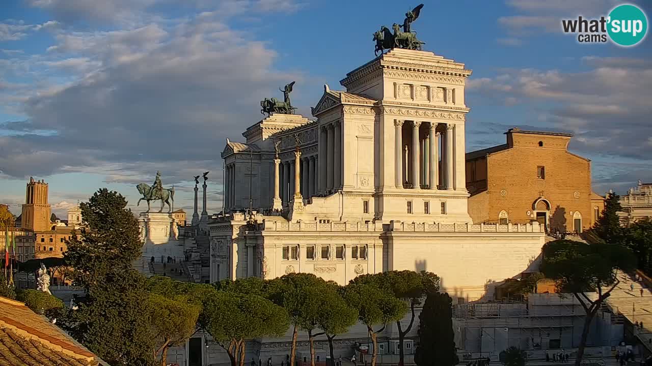 Rome Livecam – Vittoriano webcam – Altare della Patria