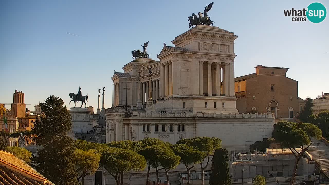 Rome Livecam – Vittoriano webcam – Altare della Patria