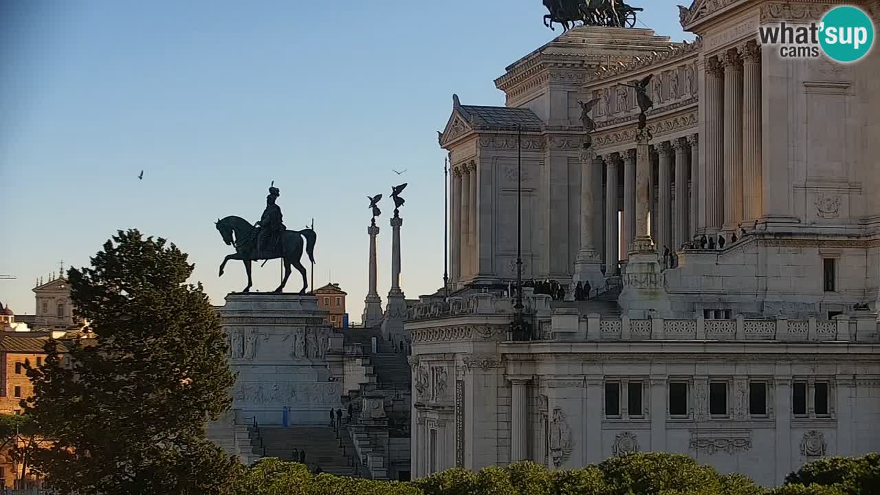 Rim Spletna kamera – Vittoriano – Oltar domovine