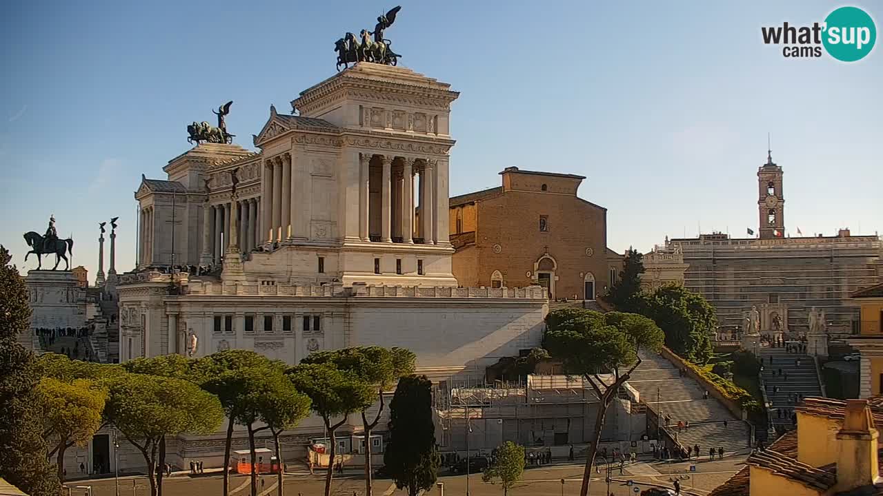 Rome Livecam – Vittoriano webcam – Altare della Patria