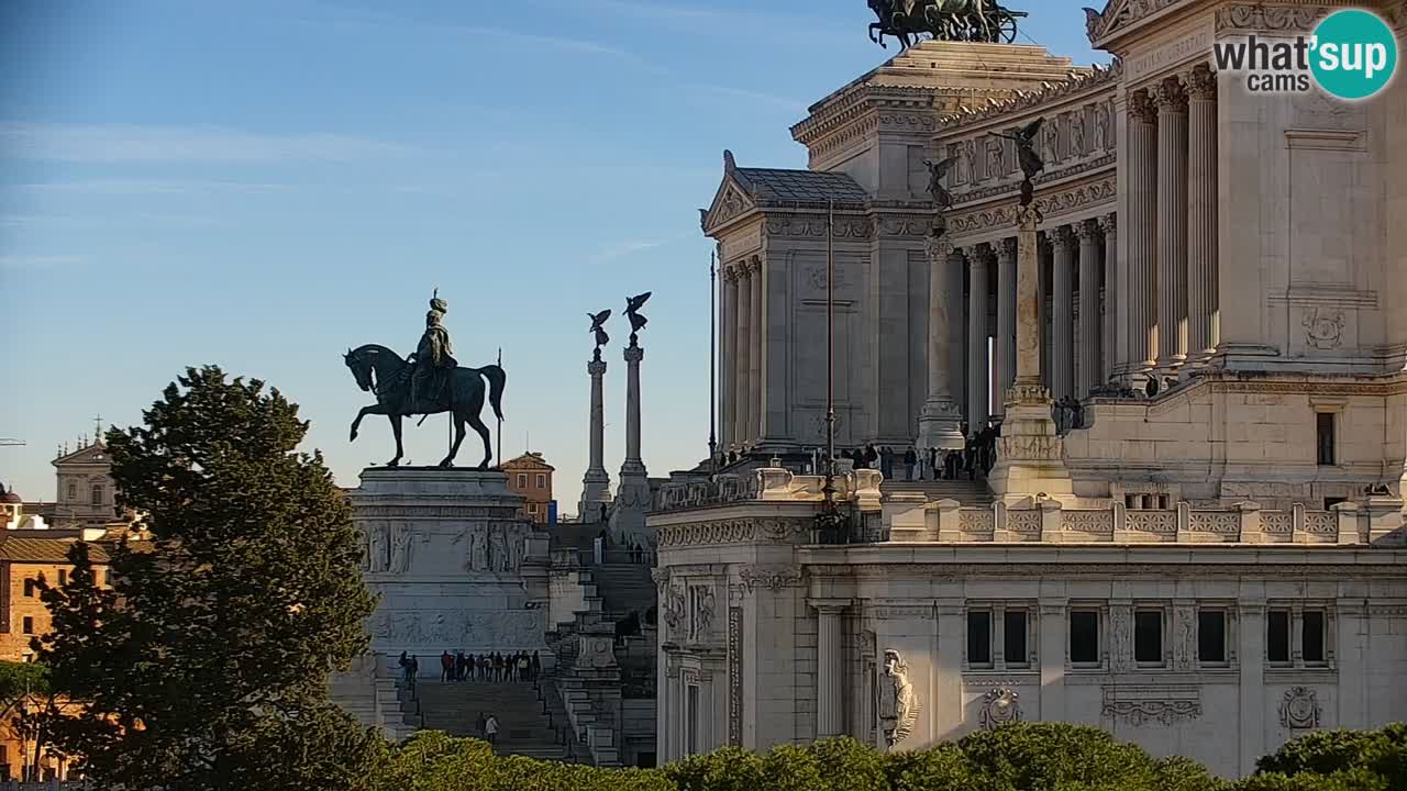Rome Livecam – Vittoriano webcam – Altare della Patria