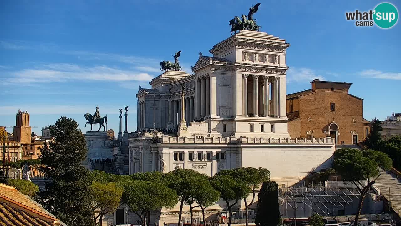 Rome Livecam – Vittoriano webcam – Autel de La Patrie