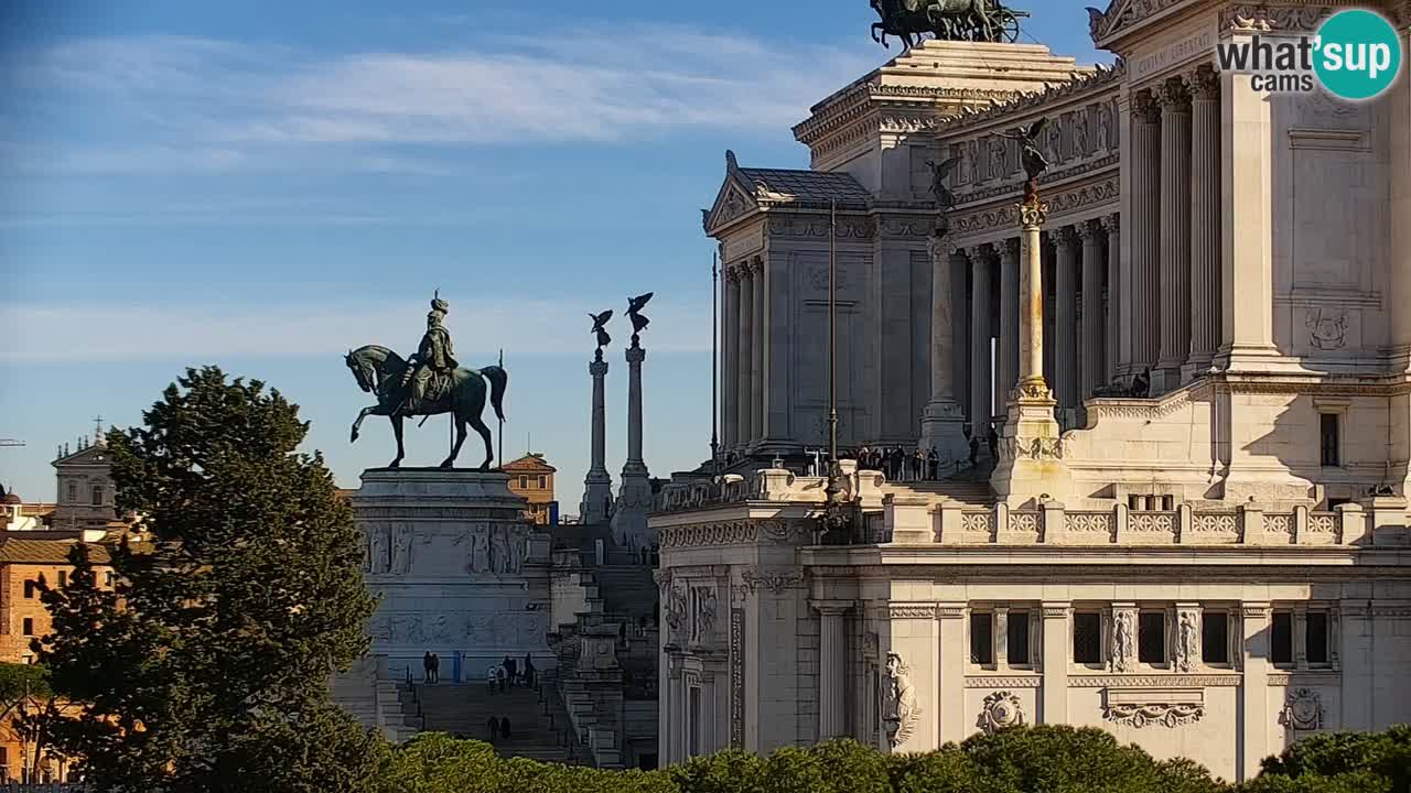 Rim Spletna kamera – Vittoriano – Oltar domovine