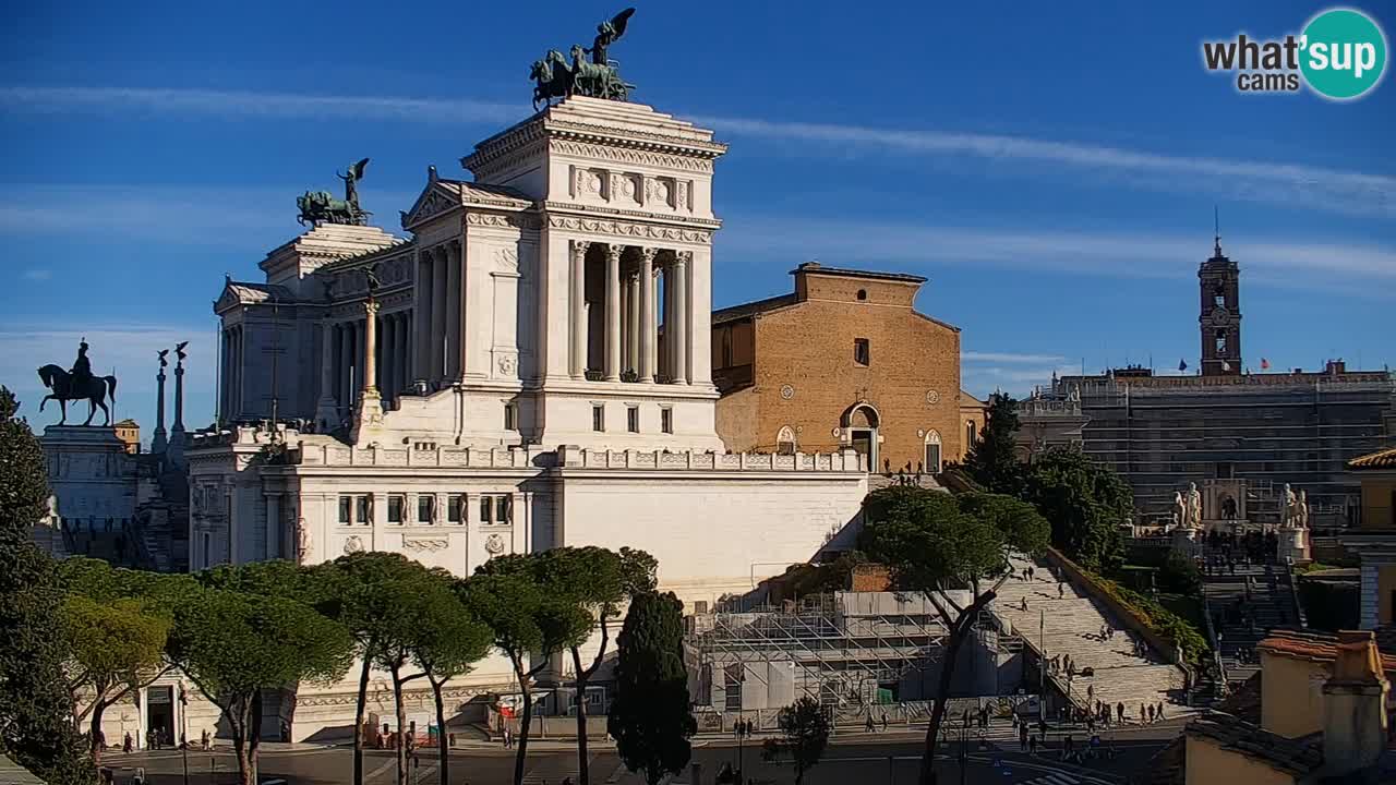 Rome Livecam – Vittoriano webcam – Altare della Patria