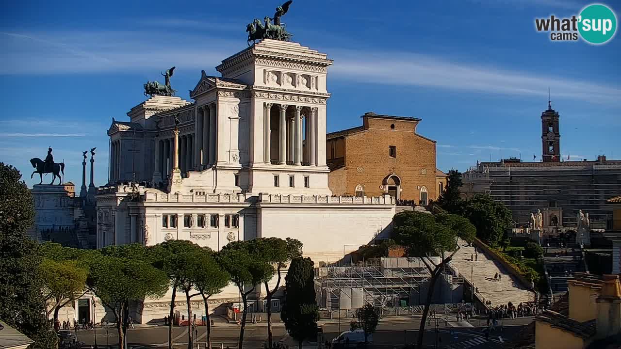Roma Camera en vivo – Vittoriano webcam – Altare della Patria