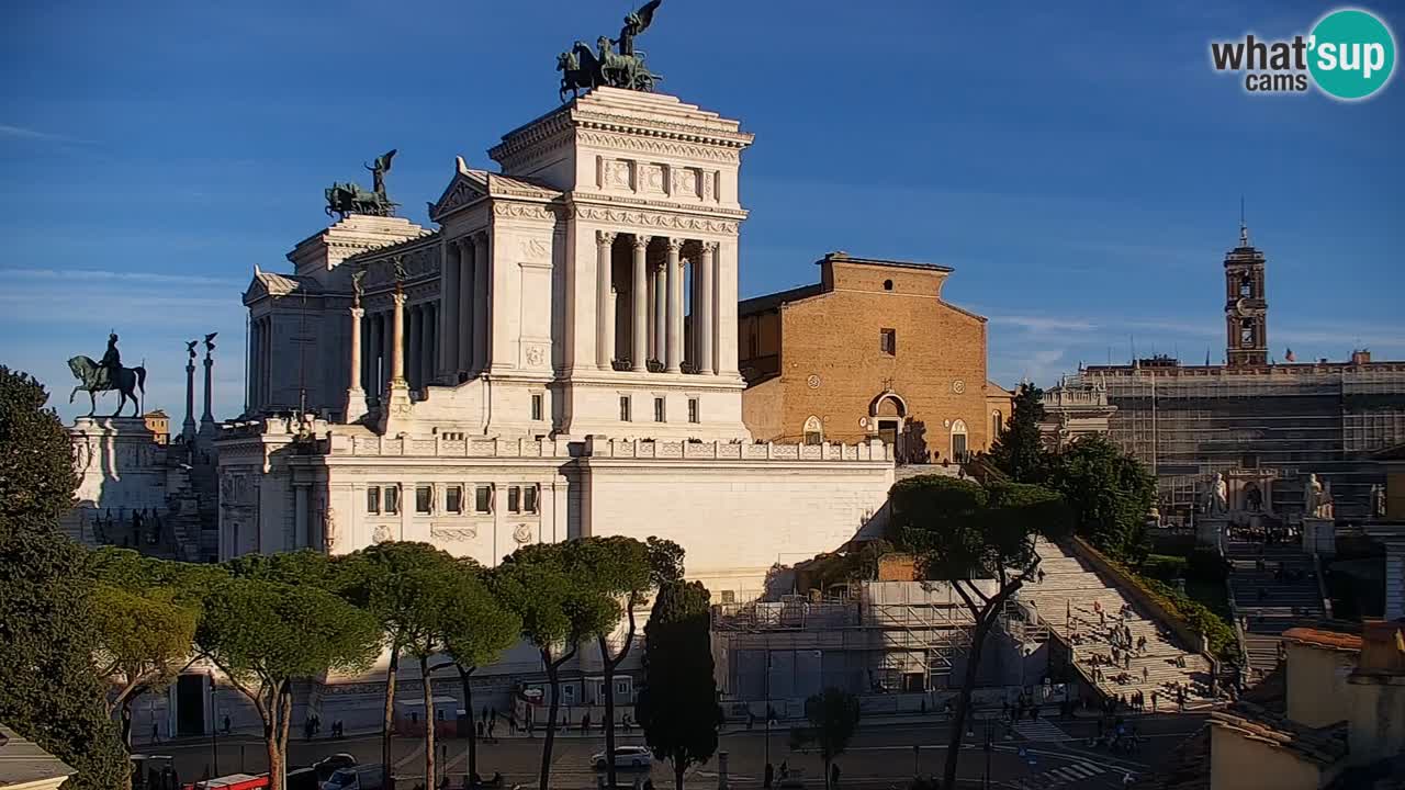 Rome Livecam – Vittoriano webcam – Altare della Patria