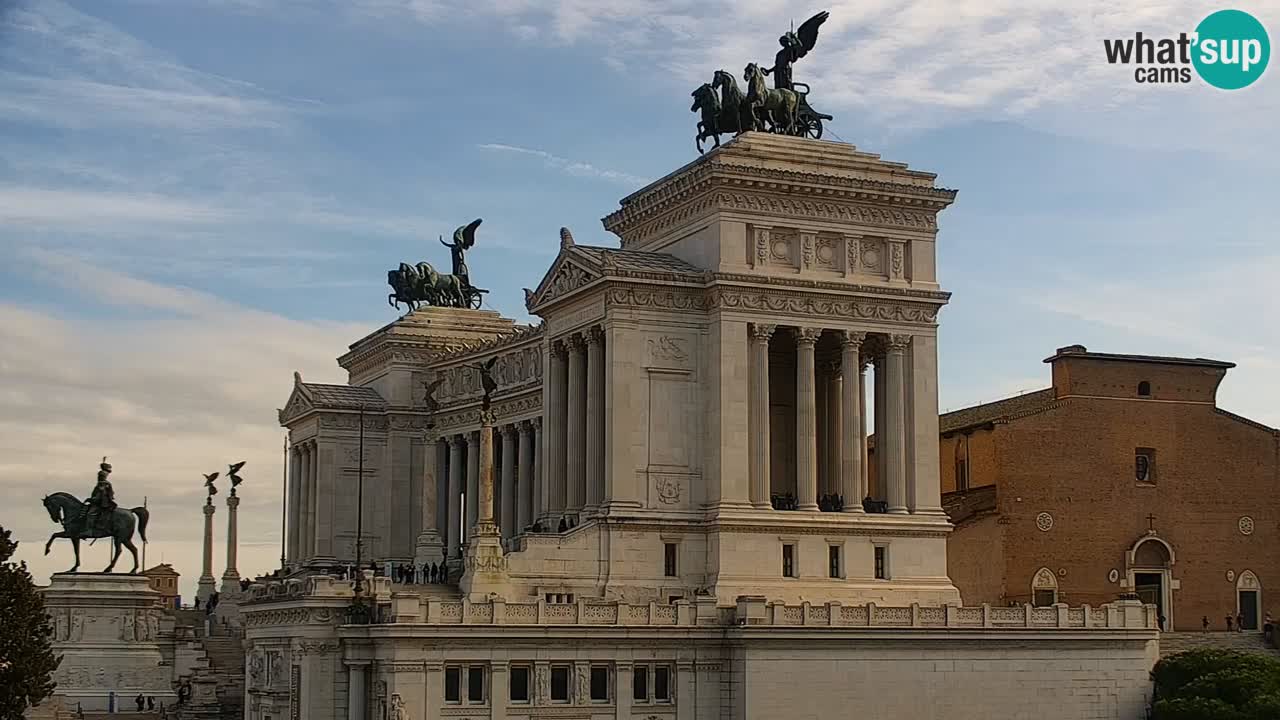 Rim Spletna kamera – Vittoriano – Oltar domovine