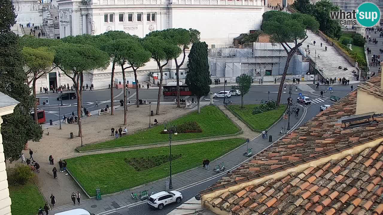 Rome Livecam – Vittoriano webcam – Altare della Patria