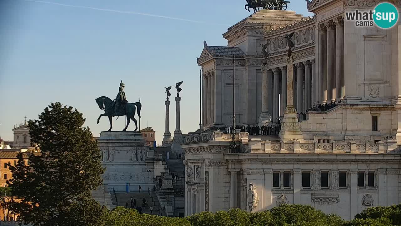 Roma Livecam – Vittoriano webcam – Altare della Patria