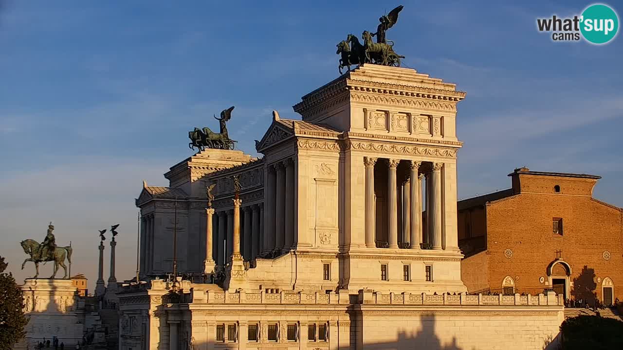 Rim Spletna kamera – Vittoriano – Oltar domovine