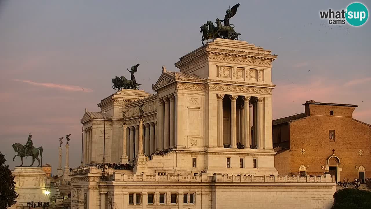 Rim Spletna kamera – Vittoriano – Oltar domovine