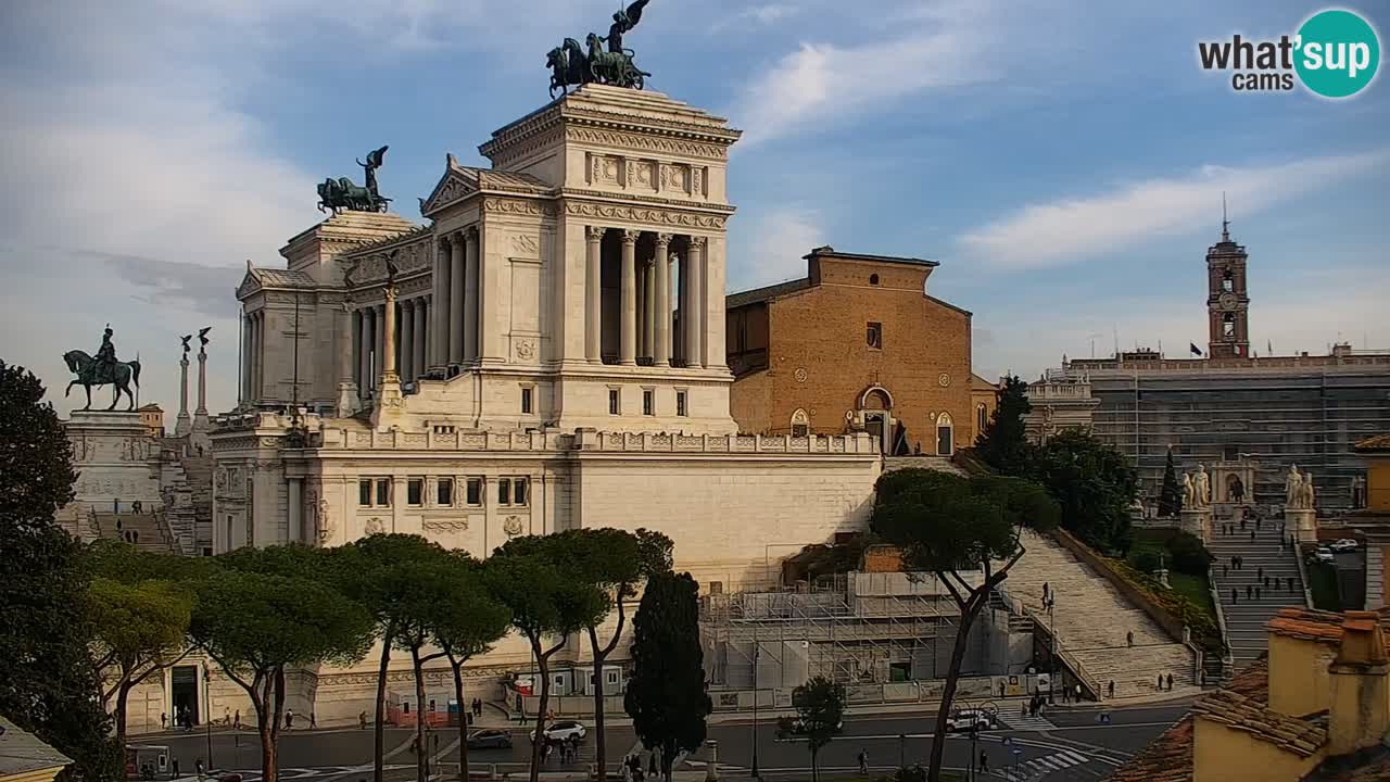 Rome Livecam – Vittoriano webcam – Altare della Patria