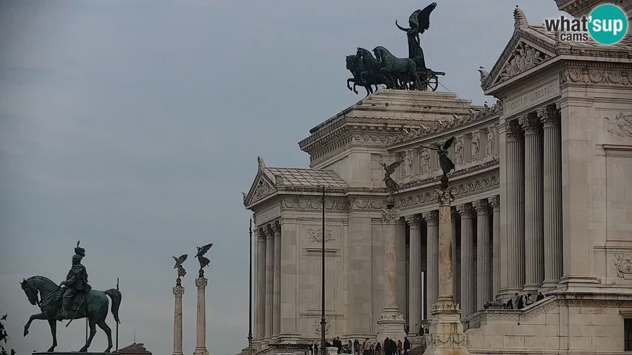 Rome Livecam – Vittoriano webcam – Altare della Patria