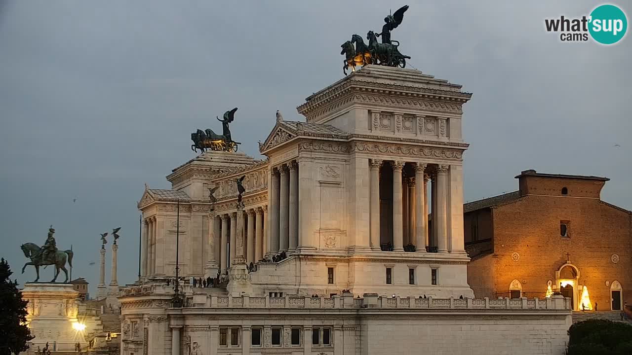 Rim Spletna kamera – Vittoriano – Oltar domovine