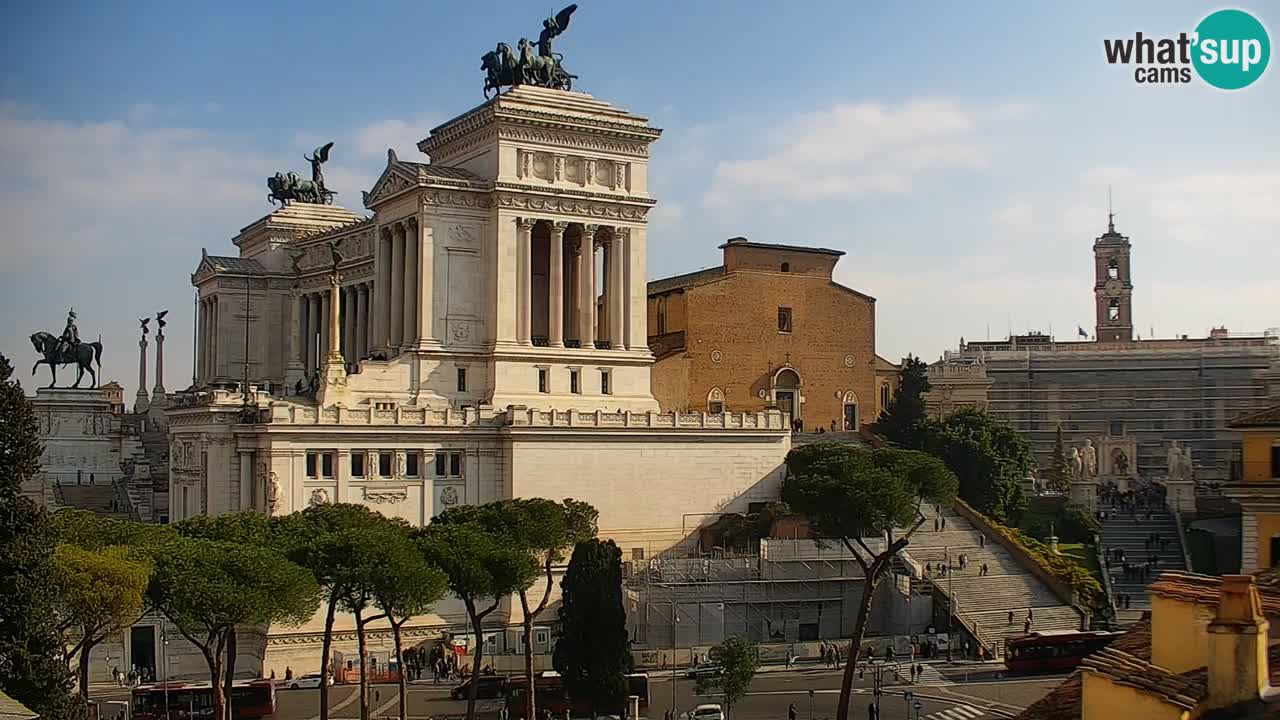 Roma Camera en vivo – Vittoriano webcam – Altare della Patria