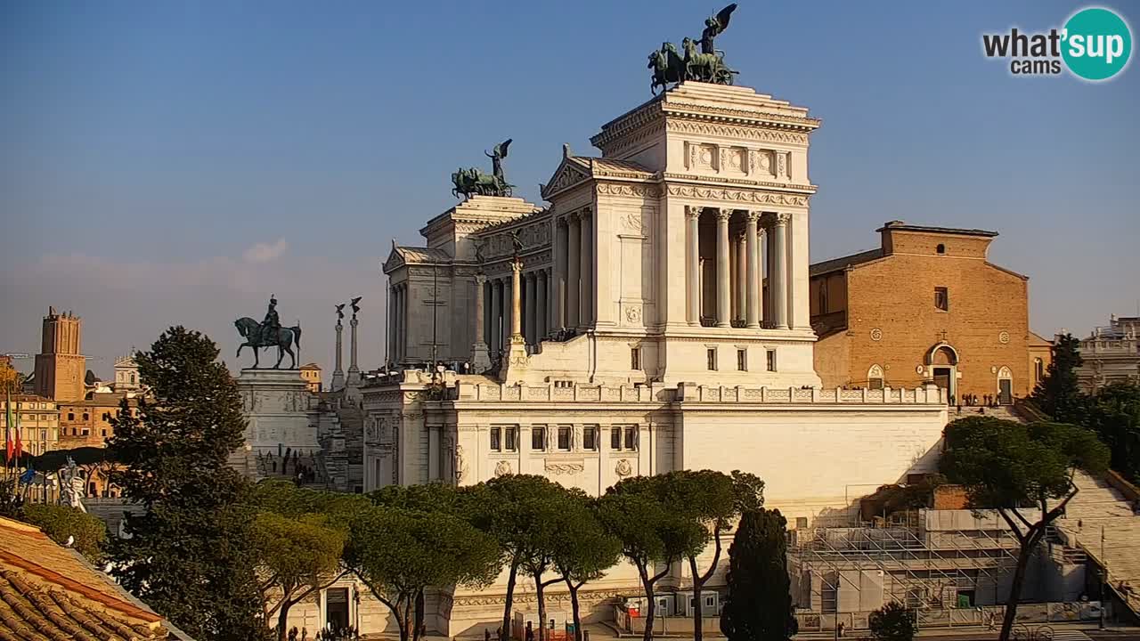 Rome Livecam – Vittoriano webcam – Altare della Patria