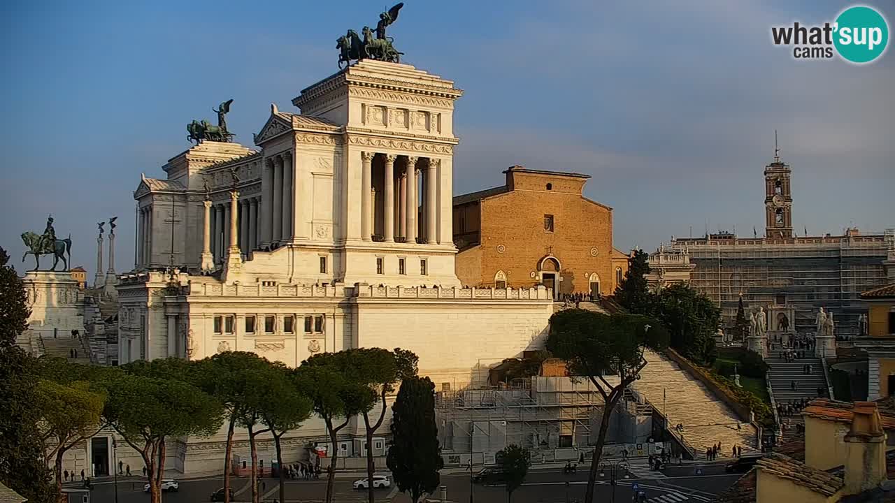 Rome Livecam – Vittoriano webcam – Altare della Patria
