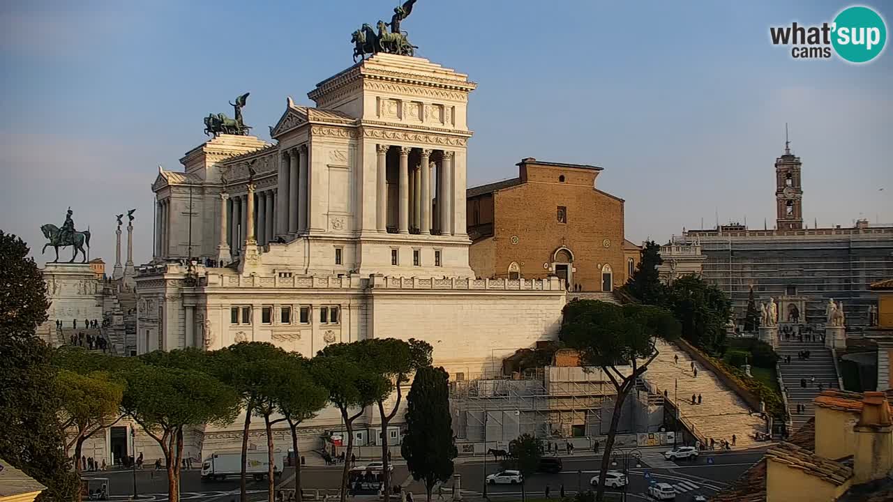 Rome Livecam – Vittoriano webcam – Autel de La Patrie
