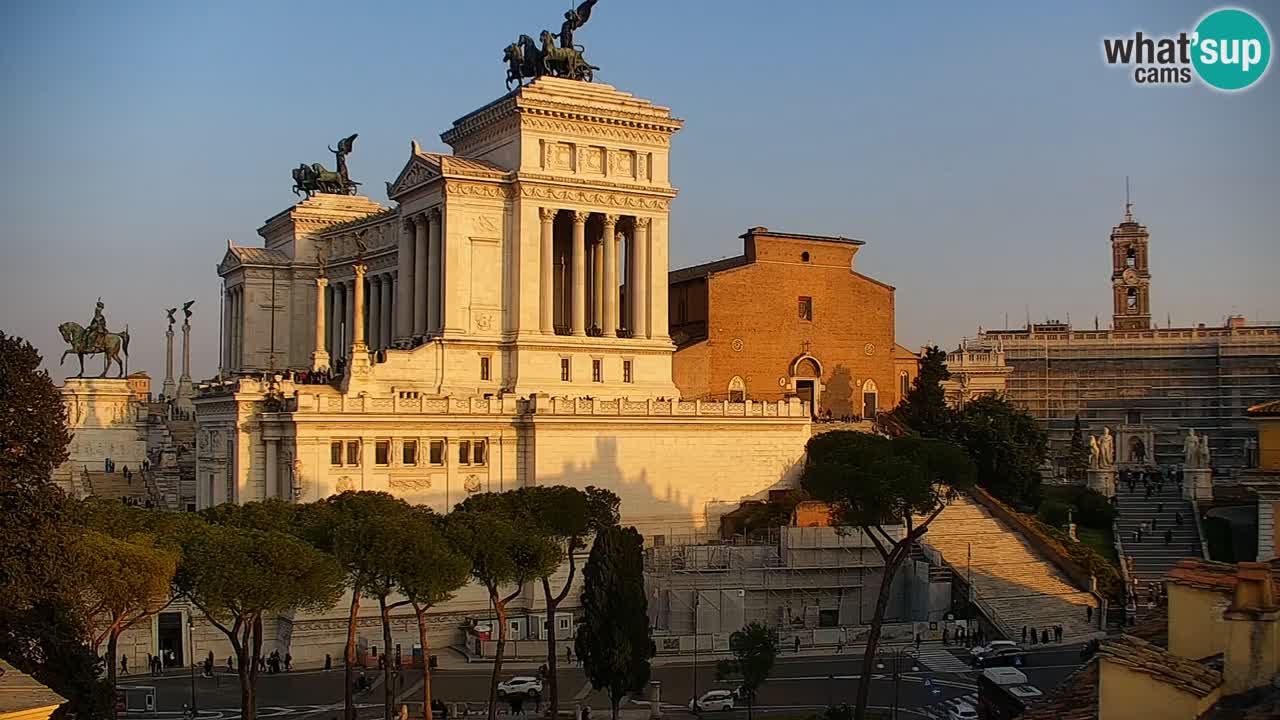 Roma Camera en vivo – Vittoriano webcam – Altare della Patria