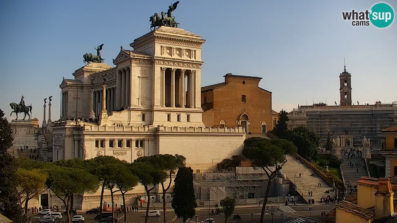 Rome Livecam – Vittoriano webcam – Autel de La Patrie