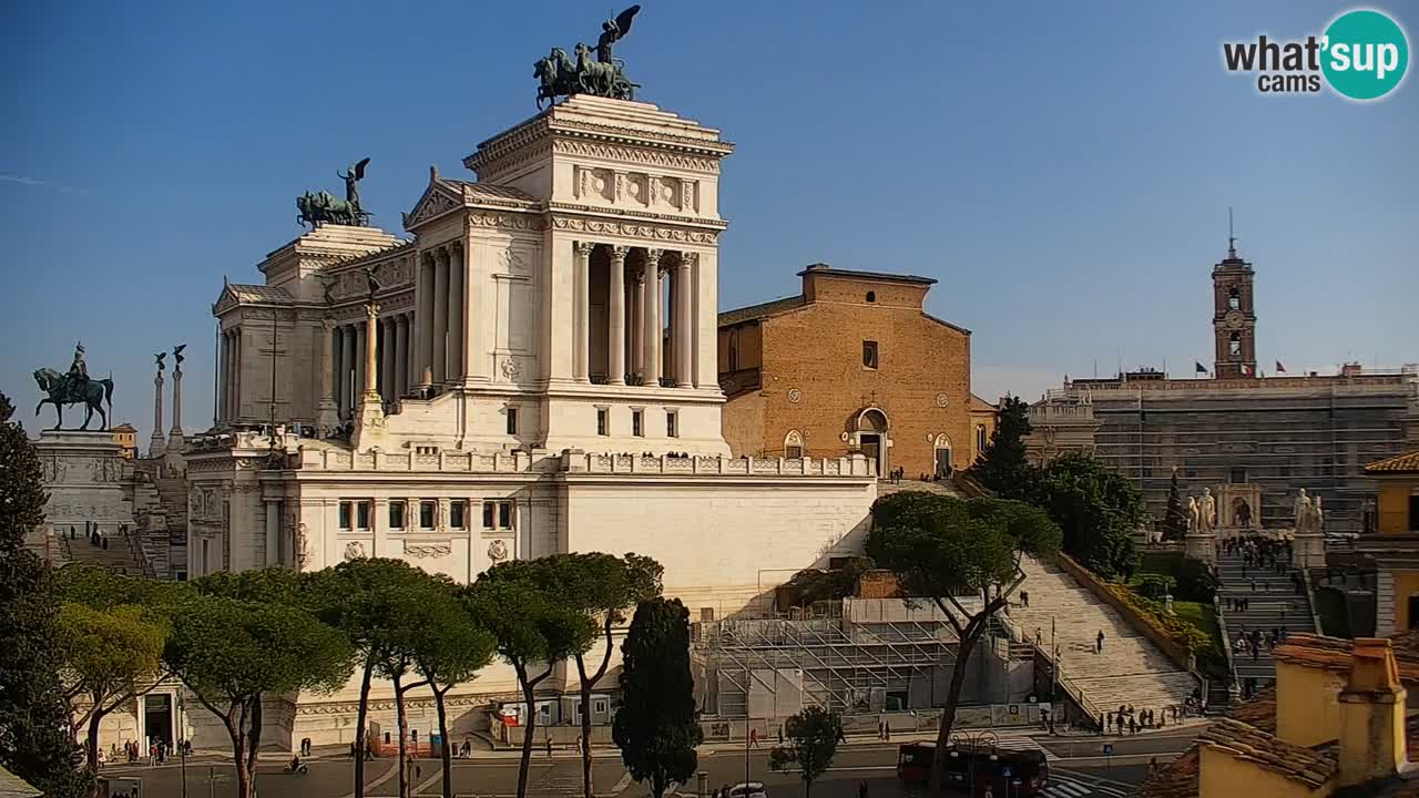 Roma Camera en vivo – Vittoriano webcam – Altare della Patria