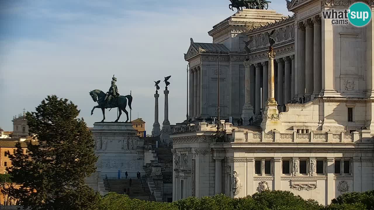 Rome Livecam – Vittoriano webcam – Altare della Patria